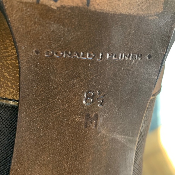 Donald J. Pliner Metallic Ankle Boots - Picture 11 of 16
